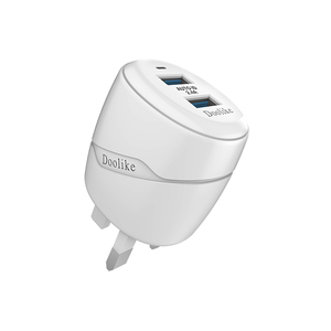 Best seller UK veloce carica 5 V 2.4A AC100-240V 50-60 HZ due USB charger con tipo di cavo- c - Product Image 2