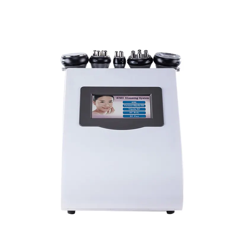 Vácuo máquina da beleza da Cavitação, RF redução de gordura beleza equipamento do salão, equipamento da beleza de emagrecimento