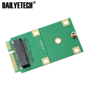 Mini PCI-E 2 Lane M.2 NGFF 30mm 42mm SSD zu 52pin mSATA Adapter Hinzufügen auf Karte PCBA von DAILYETECH - Product Image 4