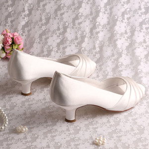 (22 Colors)Off Ivory White <strong>Women</strong> Low Heels Autumn <strong>Pumps</strong> - Product Image 4