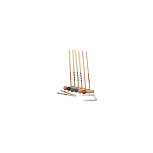 Professionelle entwickelt custom Hohe Qualität 6 spieler holz krocket garten spiel krocket set für outdoor-spiel