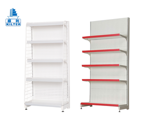 Hàng Đầu Lạnh Thép Có Thể Điều Chỉnh Siêu Thị Hiển Thị <span class=keywords><strong>Gondola</strong></span> Kệ Hệ Thống - Product Image 1