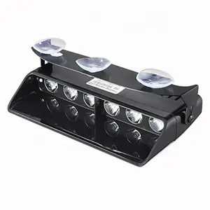 16 modèles clignotants 6LED 6W rouge bleu voiture véhicule LED avertissement stroboscopique éclairage d'urgence tableau de bord