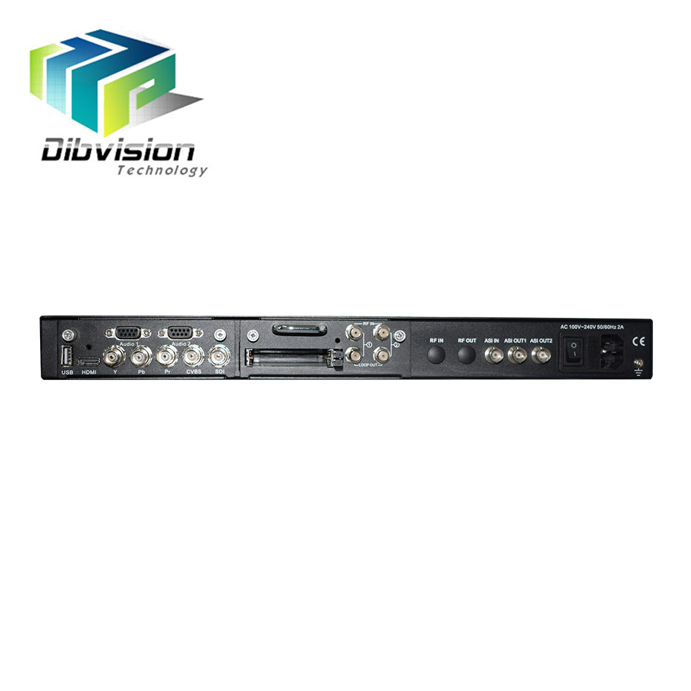 Спутниковый декодер 2DVB-C + ASI и IP (UDP) спутниковый ресивер для re-mux с 2 dvb-ci слот