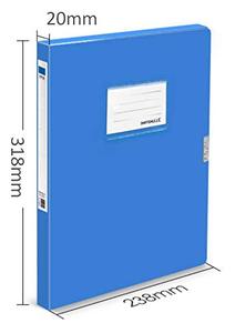 Archive Box Office Supplies Plastic A4 Data Box <strong>File</strong> Storage Folder Box - Product Image 3