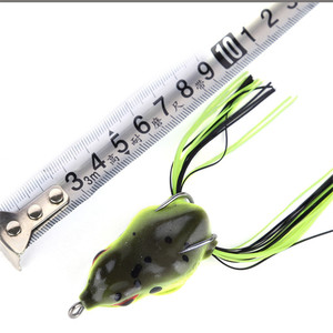 Esca per rana Soft Topwater Fishing Crank Bait <span class=keywords><strong>esche</strong></span> artificiali Soft Bait Tube Bait con 2 ganci per pesci predatori - Product Image 6