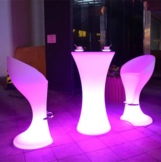Top qualité CE & ROHS LED lumière acrylique LED table de bar avec grand prix