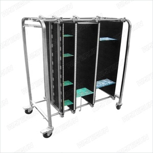 ESD PCB storage trolley , pcb rack trolley