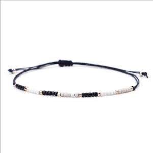 BM1004 Delicate Minimal Fine Seed Beaded <strong>Stacking</strong> <strong>Bracelets</strong>, Dainty Tiny Miyuki Seed Bead Adjustable <strong>Bracelets</strong> for Women - Product Image 4