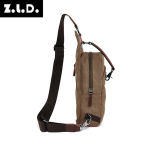 Color sólido barato bolsos de hombro al aire libre para hombre pequeño de hombro bolsas de <span class=keywords><strong>viaje</strong></span> bolsa - Product Image 5