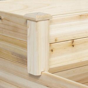 Se Jardín de vegetales de la cama 3 nivel elevado de paso <span class=keywords><strong>madera</strong></span> Kit de jardinería vegetal plantador - Product Image 3
