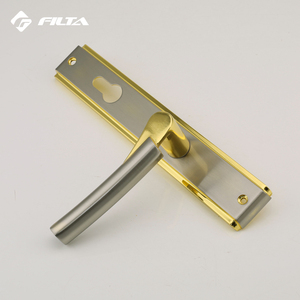Dold lado níquel cepillado accesorios de la puerta de hardware moderno de madera maciza puerta - Product Image 3