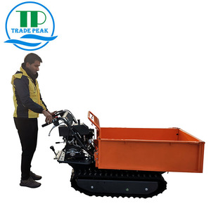 Sẵn sàng tàu tradepeak 500kg Khả năng chịu tải Mini Dumper tự tải Mini vận chuyển kyb thành phần Xăng Powered <span class=keywords><strong>Crawler</strong></span> - Product Image 4
