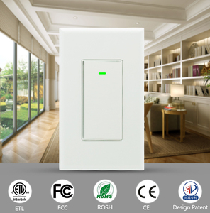 Inalámbrico <span class=keywords><strong>blanco</strong></span> interruptor de palanca Wifi interruptor de botón de empuje de trabajo con <span class=keywords><strong>Alexa</strong></span> y Google - Product Image 5