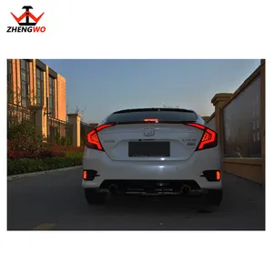 New design car light supplier make Led tail lamp for civics 2018