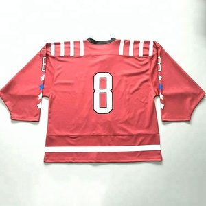 Custom practice wholesale blank hockey jerseys adopt your own design - Product Image 6