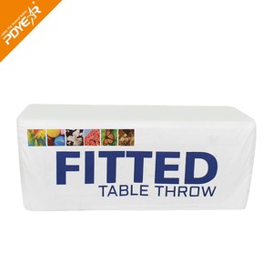 equipado cerca de espalda con cremallera 4ft 6ft 8ft promocional tejido personalizado comercio mostrar <span class=keywords><strong>mesa</strong></span> cubierta de telas - Product Image 6