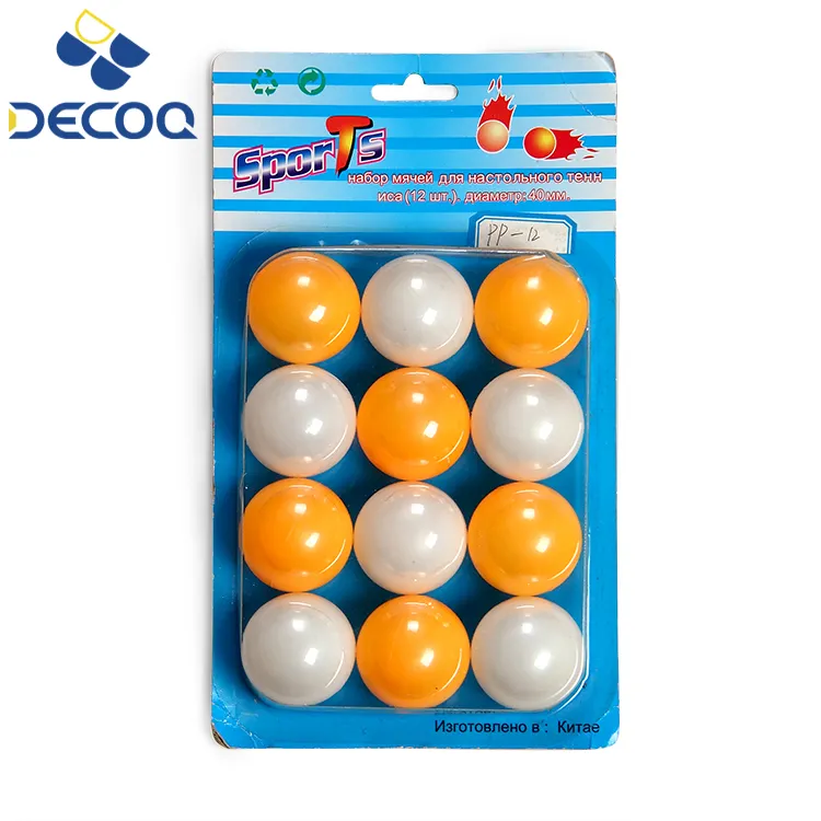 DHS 2 Star Seamless Professional Table Tennis Ball Cheap Yellow Ping Pong Ball For Match