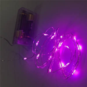 AA pin Powered cho Giáng sinh Đảng lễ hội trang trí 2M 20 Đèn siêu mỏng dây LED ánh sáng dây đồng LED <span class=keywords><strong>String</strong></span> ánh sáng - Product Image 5