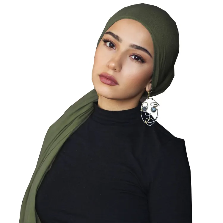 Новый стиль однотонный мягкий 180*70 см модал хиджаб шарф