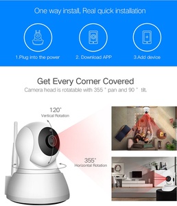 HD Wifi Caméra IP Sans Fil avec Deux Voies Audio & Night Vision pour Bébé/Personnes Âgées/Animal/ <span class=keywords><strong>nanny</strong></span> <span class=keywords><strong>Moniteur</strong></span> - Product Image 4