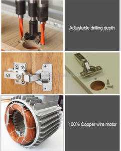 Trapano per Cerniere a Testa Singola per Lavorazione del Legno MZ73031A - Product Image 4