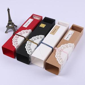 Commercio all'ingrosso personalizzato marrone bianco rosso cavità 50g Mooncake <span class=keywords><strong>confezione</strong></span> <span class=keywords><strong>regalo</strong></span> biscotti di cottura scatole di carta imballaggio tè alle erbe liofilizzato - Product Image 2