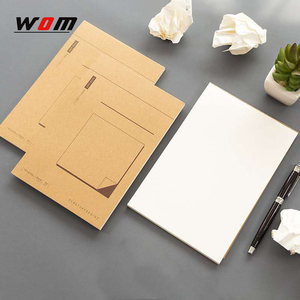 Marrón Memo nota Pad 70 hojas en blanco de papel Kraft cuaderno nota libro - Product Image 1