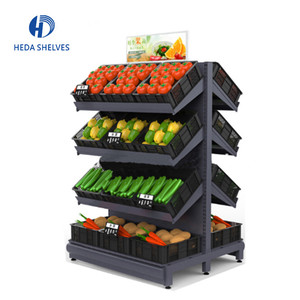Guangzhou supermercato scaffale, mensola di esposizione di frutta super mercato - Product Image 2