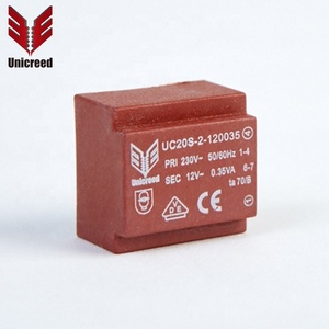 Meilleurs prix pour le <span class=keywords><strong>transformateur</strong></span> électrique encapsulé UC20S-2-120035 <span class=keywords><strong>230V</strong></span> 12V 0.35VA Options de fréquence <span class=keywords><strong>50Hz</strong></span> et 60Hz - Product Image 2
