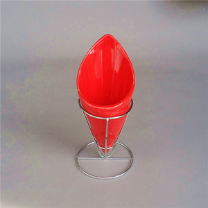 De grado de alimentos de color negro popular francés de papas fritas soporte con soporte para los alimentos de <span class=keywords><strong>dedo</strong></span> - Product Image 4