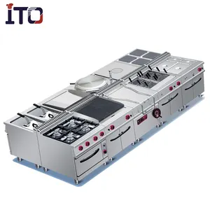 Heavy duty gas burners Kitchen Cooking Equipment series for Restaurant/ Hotel