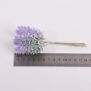 14.5Cm Populaire Hete Verkoop Kunstbloemen Simuleren Boeketten Lavendel Decoratieve Bloem Nep Arrangement Plastic Bloemen
