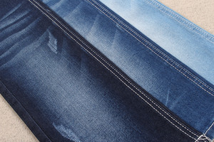 Certificato GRS repre tessuto Denim materiale riciclato 11 oz indaco <span class=keywords><strong>Jeans</strong></span> tessuto Denim - Product Image 2