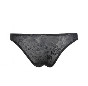 Precio barato de su logotipo sexy de encaje negro de etiqueta privada <span class=keywords><strong>calzoncillos</strong></span> para hombres - Product Image 6