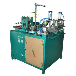 Double-cylinder with automatic cut mesh steel scourer machine