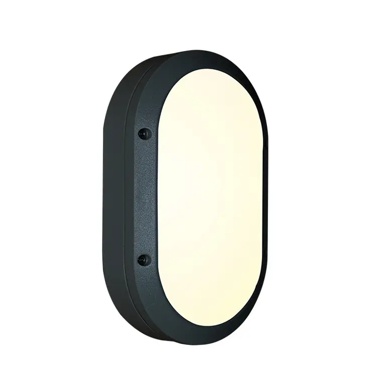 Luzes de teto oval para paredes, lâmpadas LED ip54, lâmpadas modernas para paredes externas, bunkers e ambientes externos