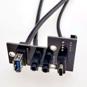 Nhà máy outlet PC cáp Bo Mạch Chủ usb 3.0 + usb c + hd cổng âm thanh i/o board + nội bộ dây cáp - Product Image 1