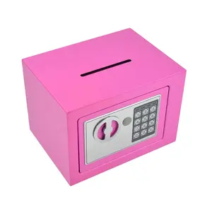 Modern stil kleine digitale sicherheit elektronische sicher kalt roll metall blatt safes für büro und zu hause