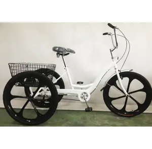 26 بوصة الكلاسيكية دراجة ثلاثية للتنقل الصلب دراجة ثلاثية للكبار رخيصة حرة trike