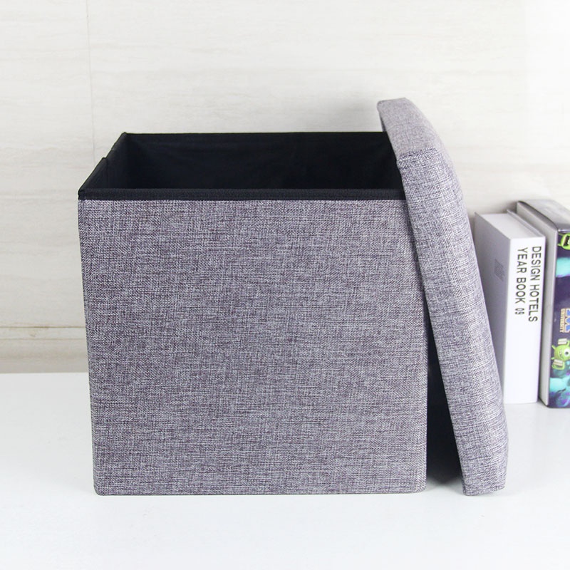 Высокое качество гостиная куб Складная Табуретка хранения Османской