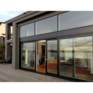 Muro cortina de diseño showroom aluminio ventanas grandes ventanas de cristal - Product Image 1