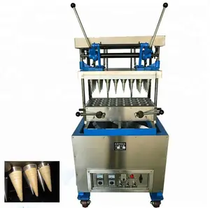 Haute Qualité Cône De Sucre Roulé Cuisson Cornet De Crème Glacée Moule De Remplissage Machine