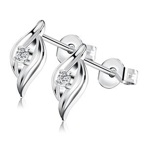 OSDE38 Boucles <span class=keywords><strong>D</strong></span>'oreilles Zircon Cubique <span class=keywords><strong>Clous</strong></span> En Argent Sterling - Product Image 1