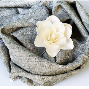 Rétro flammé 25% <span class=keywords><strong>lin</strong></span> 75% <span class=keywords><strong>viscose</strong></span> fils teints tissu - Product Image 6