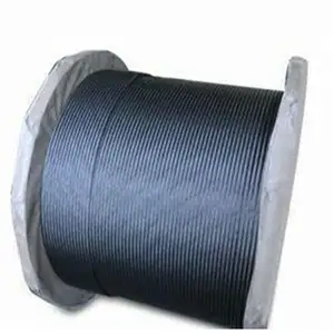 Gaosheng ungalvanized çelik tel halat 6x37 asansör çelik tel halat 10mm