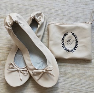 Ballerine pieghevoli Slip-On autunno estate dopo festa <span class=keywords><strong>scarpe</strong></span> <span class=keywords><strong>basse</strong></span> per <span class=keywords><strong>matrimonio</strong></span> personalizzate stampate Nude leggere - Product Image 1