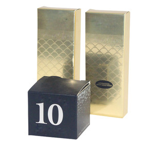 Trang Trí Gấp Màu Cao Glossy Foil Giấy Bao Bì Thẻ Mỹ Phẩm Holographic Kim Loại Bao Bì Hộp - Product Image 2