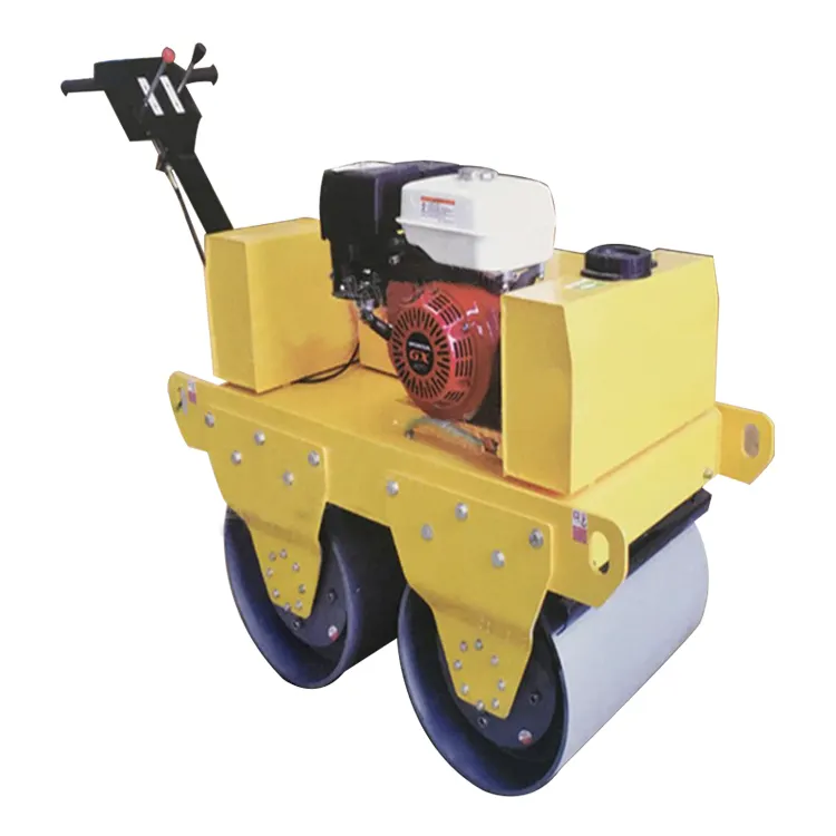 Goedkope mini compactor dubbele drum 1ton road roller