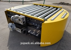 90 Graden <span class=keywords><strong>Pallet</strong></span> Draaitafel Transportband Met Draaikrans Structuur